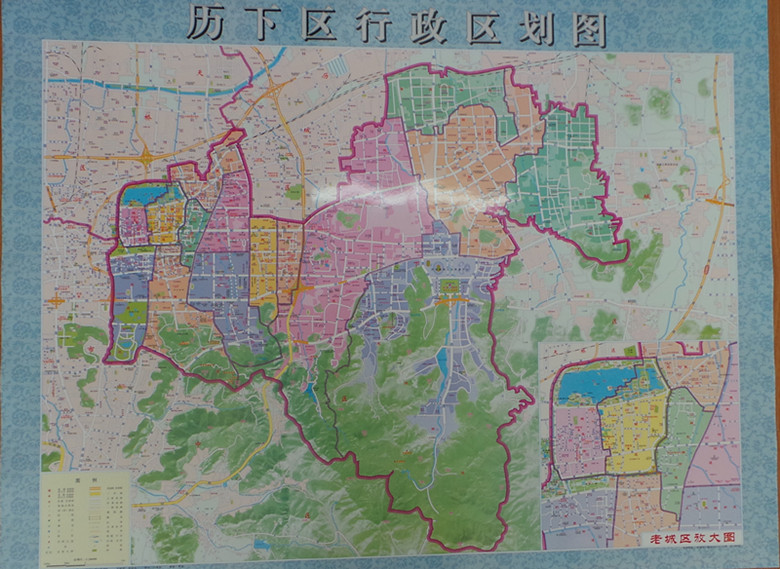 2015版《历下区行政区划图》正式出版