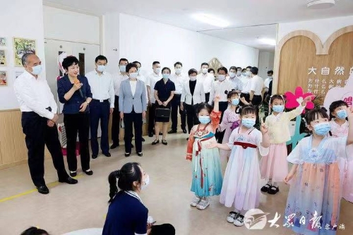 林武“六一”国际儿童节看望慰问师生 向全省少年儿童致以节日祝贺