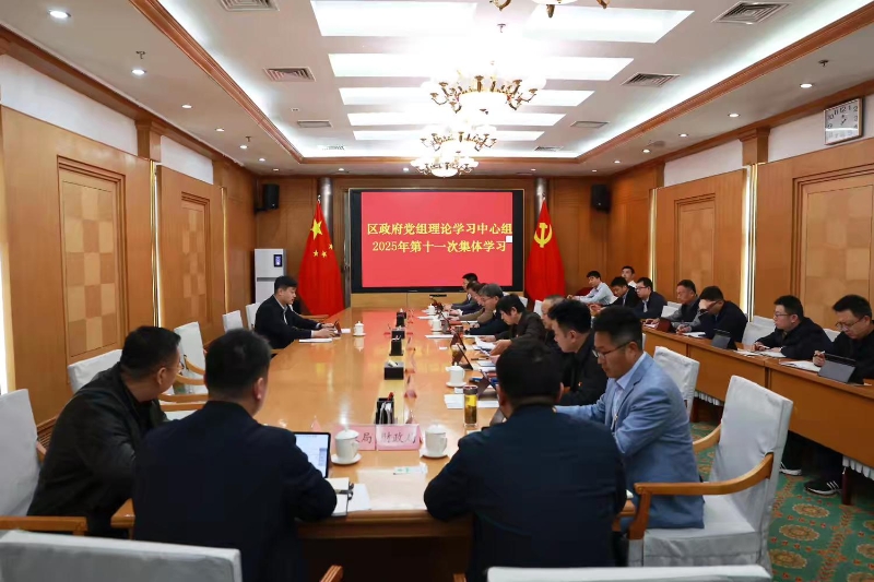 区政府党组理论学习中心组举行‍2025年第十一次集体学习